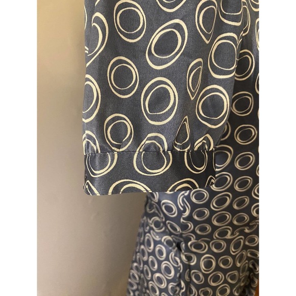 JG Hook Women’s Size 8 Vintage 90’s Classic Blue and White Geometric Dress - Picture 6 of 6